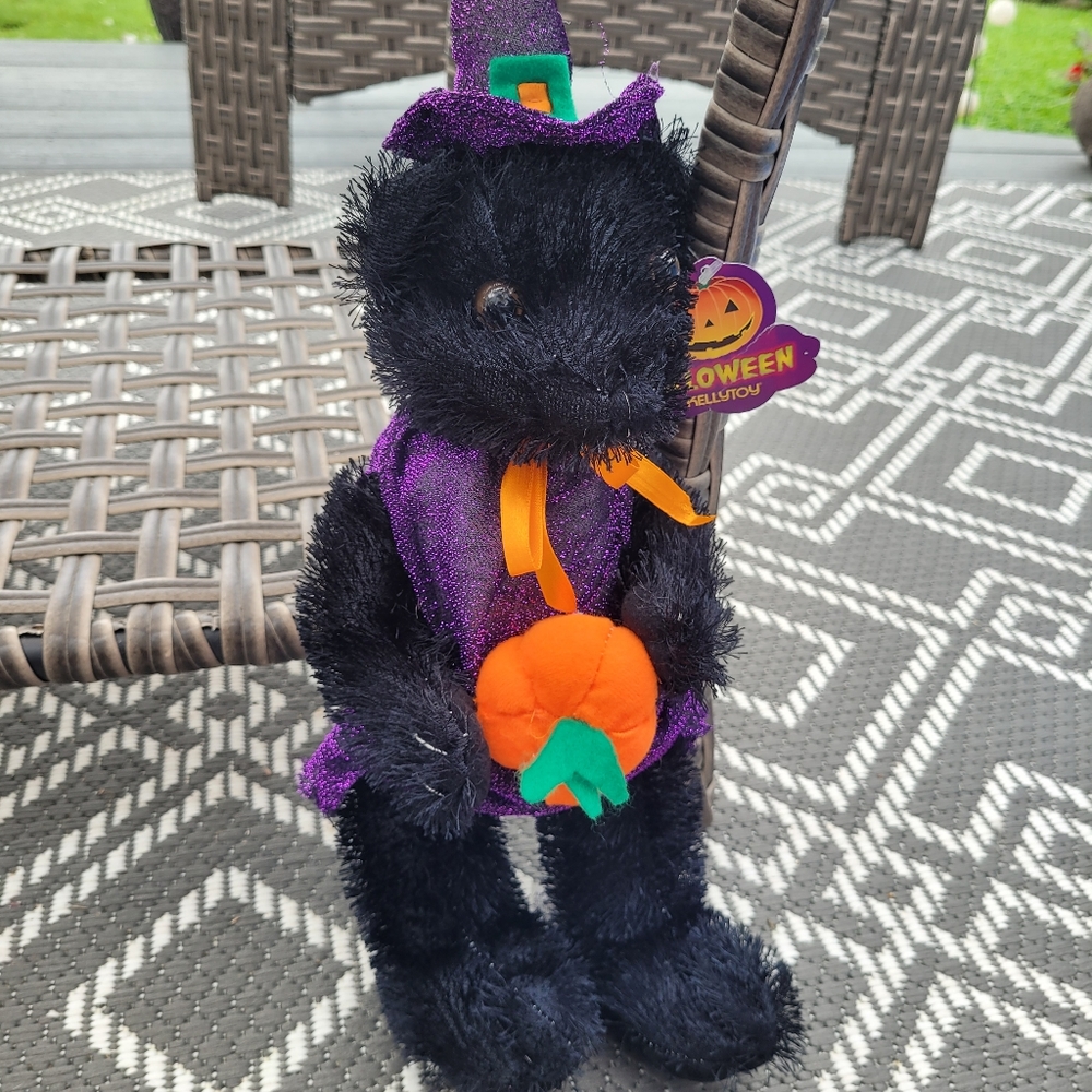 Halloween Pumpkin Witch Plush Stuffed Animal